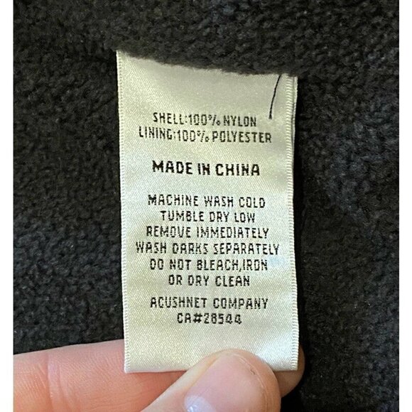 WOMEN’S Footjoy Purple Golfing Golf Fleece Lined Vest Sz Medium Fj - Picture 8 of 8